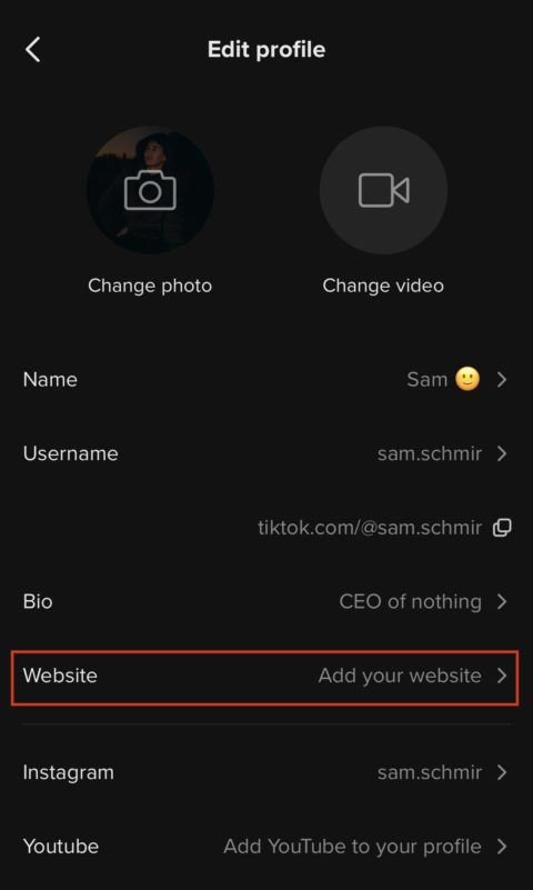 TikTok commence à permettre à certains utilisateurs d'ajouter des liens de sites Web dans les profils ...