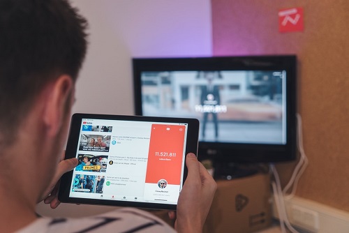 Les écrans sont pris en charge par YouTube TV