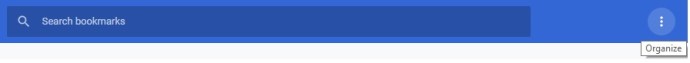 Google Chrome organiser