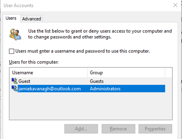 Comment supprimer votre mot de passe dans Windows 10-2