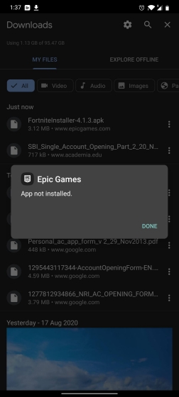 App Not Installed? Here's The Fix for Fortnite