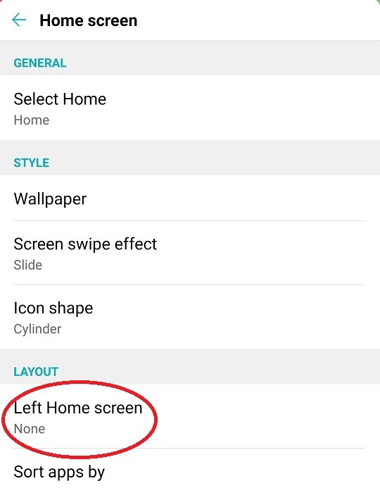 How To Assign A Homescreen On Android Left