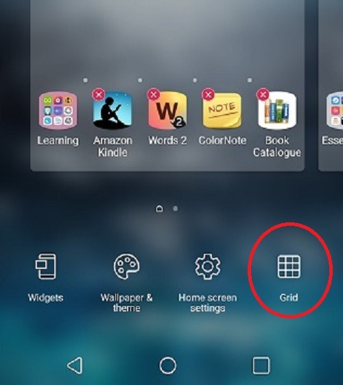 How To Assign A Homescreen On Android Grid