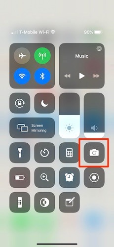 How To Use Iphone Camera Control Center
