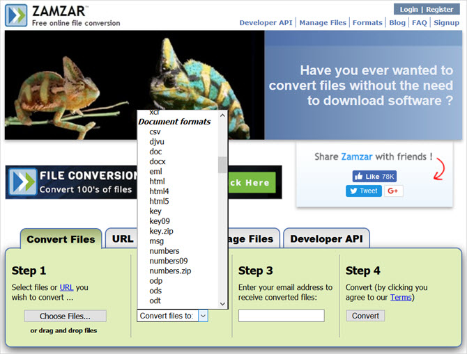 free online file converter tools