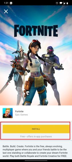 Install Fortnite on Android Without Play Store