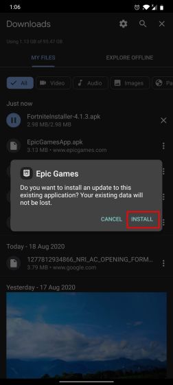 Install Fortnite on Android Without Play Store