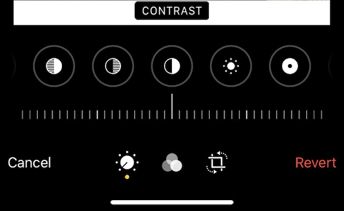 Edit Iphone Photos Camera Contrast