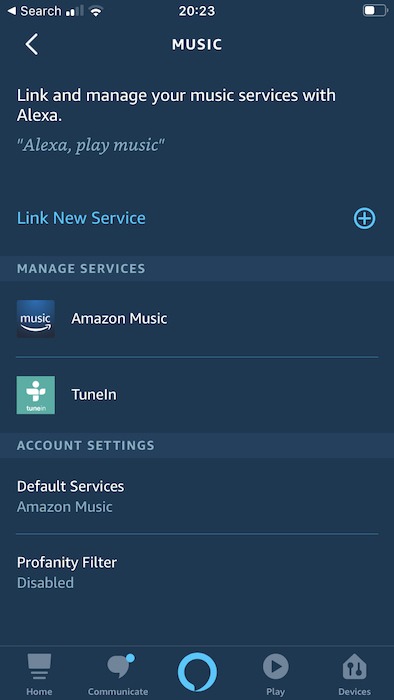 By default, Alexa will use Amazon Music for all of your music-related queries and tasks. 