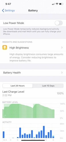 Top Tips Battery Life Low Power Mode