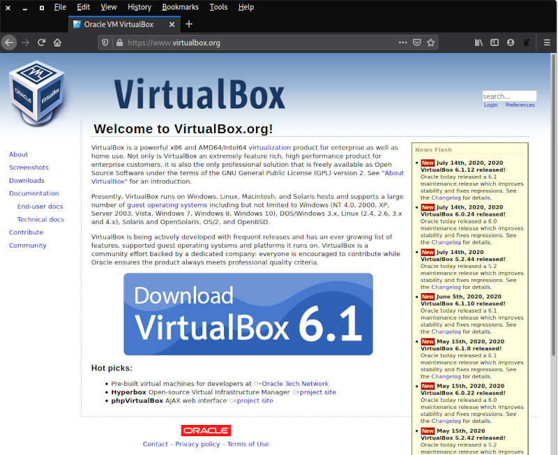 Windows On Vbox Home Page