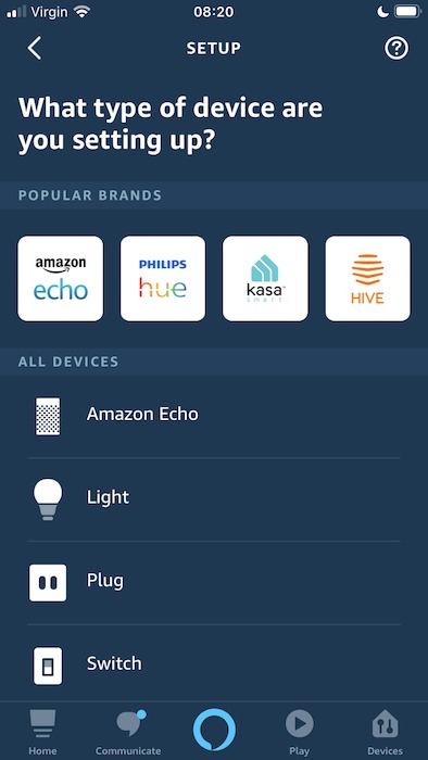 You can link Alexa to a range of compatible devices.