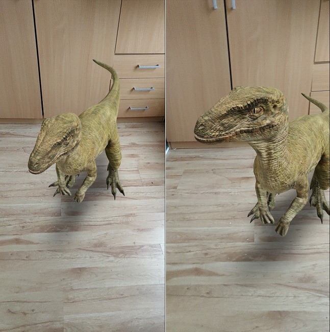 How To Google 3d Objects Dinosaur In Environment