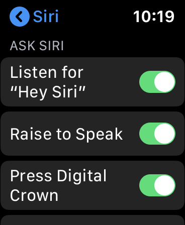 Comment utiliser les paramètres de l’Apple Watch Siri