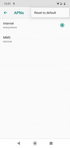 Mobile Data Not Working Android Reset To Default