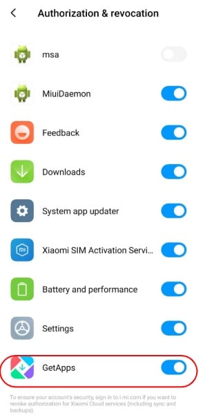 Révocation des annonces MIUI Xiaomi