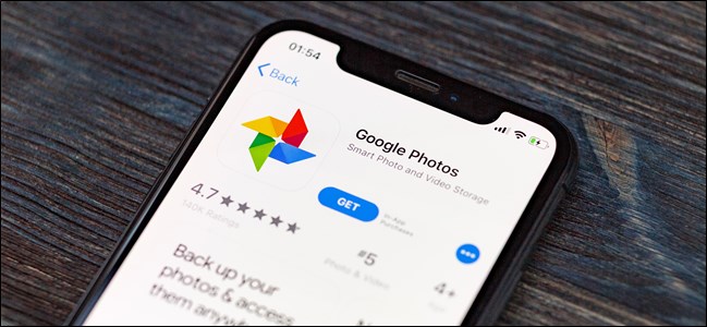 Liste de Google Photos App Store sur l’iPhone d’Apple