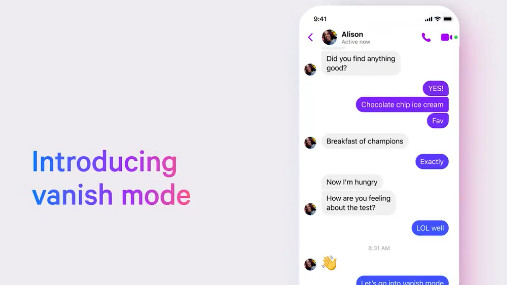 Vanish Mode: les messages temporaires arrivent sur Messenger et Instagram