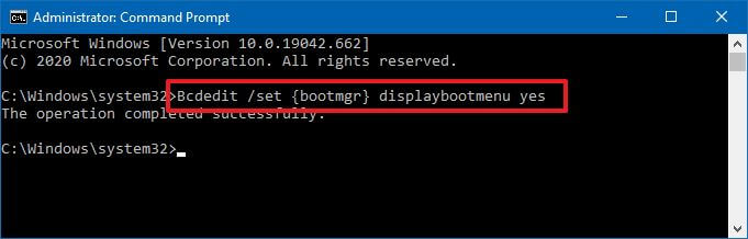 Windows 10 Safe Mode with bcdedit command