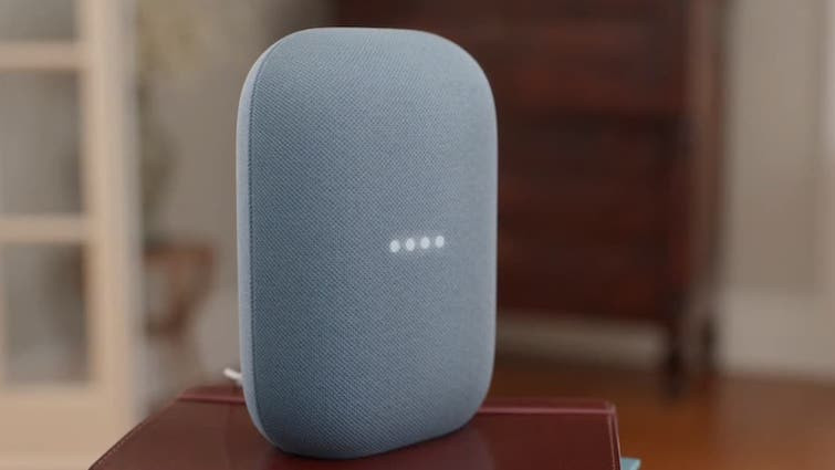 haut-parleur intelligent nest audio avec assistant google