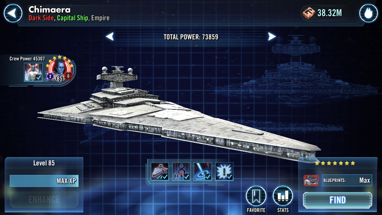 Thrawn capital ship swgoh