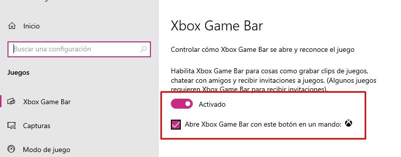 Activer ou désactiver la Xbox Game Bar dans Windows 10