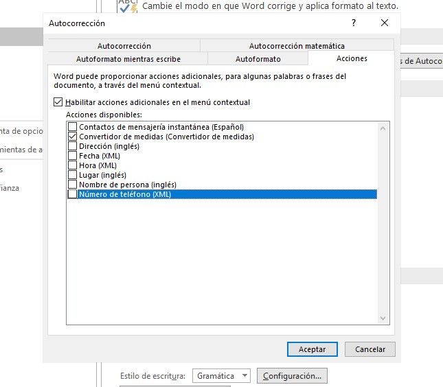 Activez le convertisseur de mesure dans Word et PowerPoint.