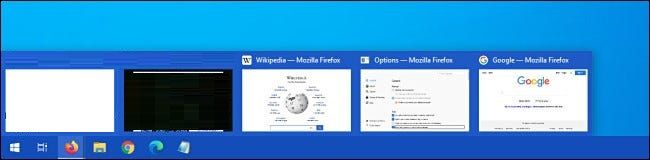 Prévisualisez tous les onglets Firefox dans la barre des tâches Windows.