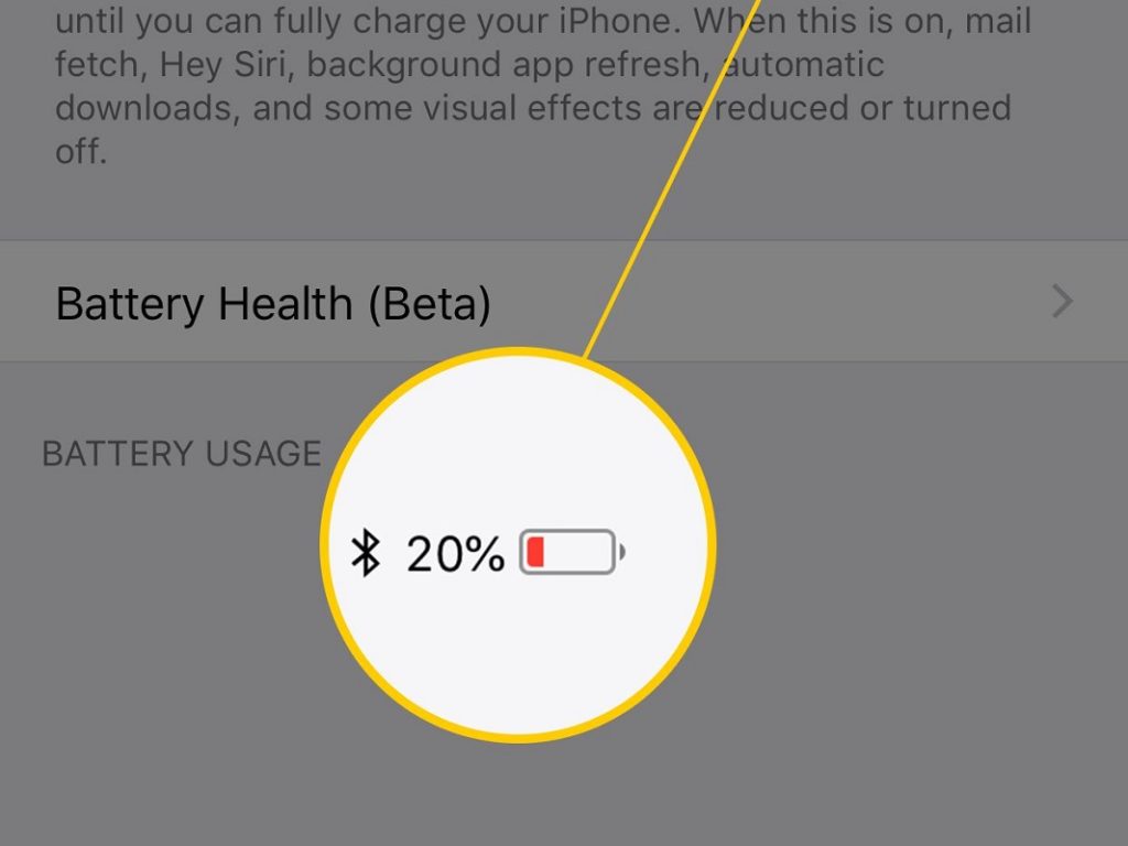Erreur de pourcentage de batterie de l'iPhone 3