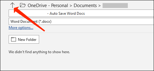 Comment enregistrer automatiquement un document Word sur OneDrive.
