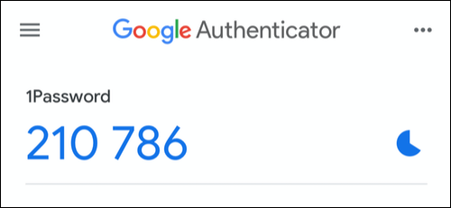 Avec Google Authenticator, c'est le meilleur moyen de configurer l'authentification à deux facteurs 1Password