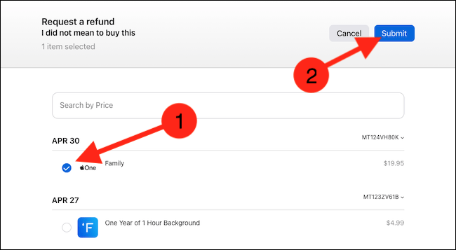 Demandez le remboursement d'une application ou d'un abonnement dans l'App Store.