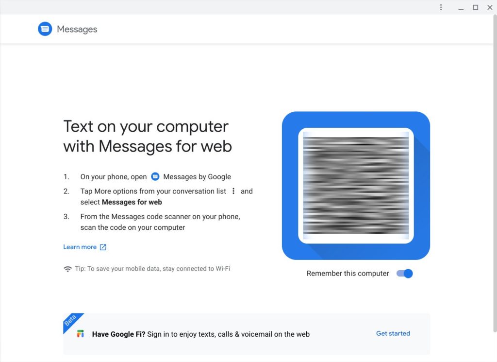 C'est à quel point il est facile d'apprendre à utiliser Google Messages sur Chromebook.