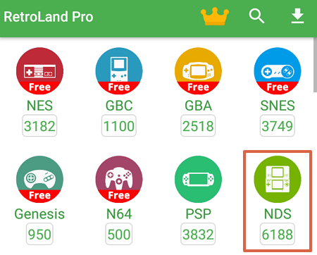 Comment télécharger RetroLand en tant qu'émulateur Nintendo DS sur Android Étape 3