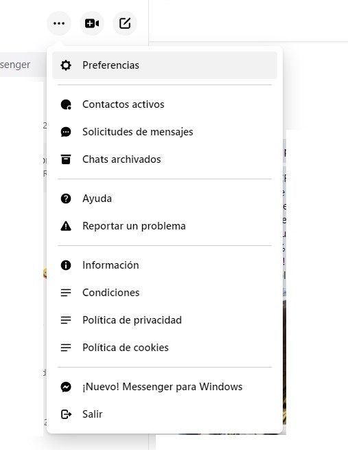 Préférences de messagerie.