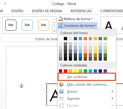 Comment faire un collage de mots dans Microsoft Word étape 6