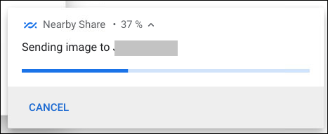 Envoyez des fichiers avec le partage à partir d'un Chromebook.