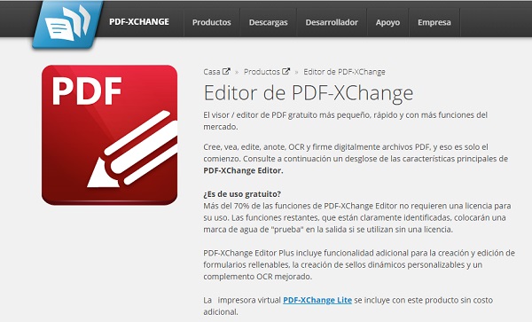 PDF-Xchange editor