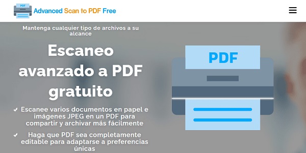 Numérisation avancée vers PDF gratuite