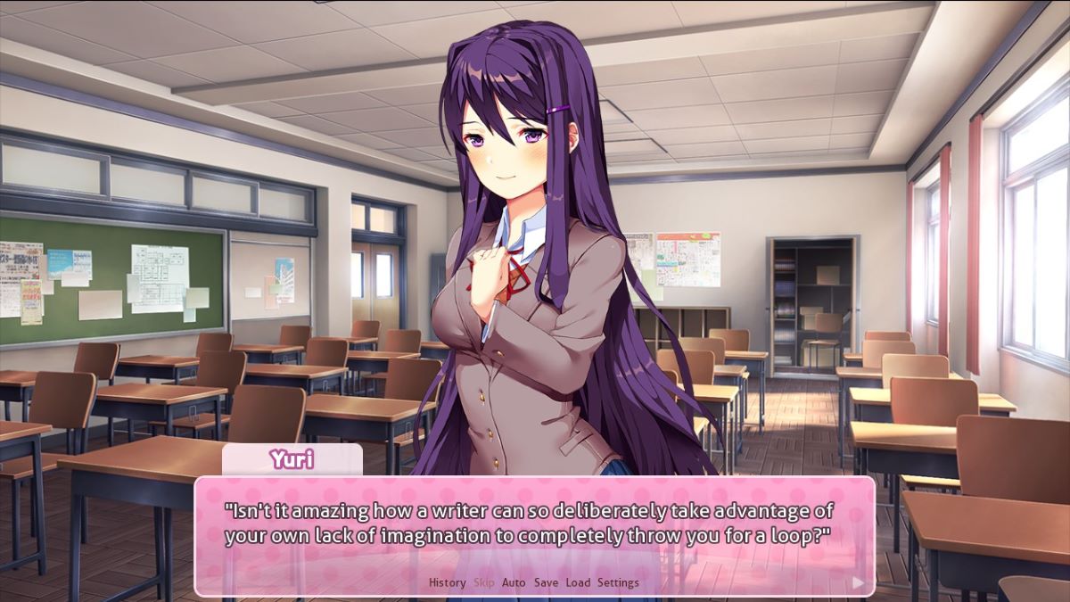 Doki Doki Literature Club date Yuri