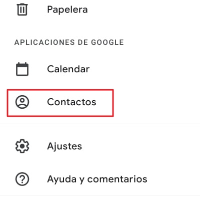 Comment récupérer des contacts supprimés de votre carte SIM sur iOS et Android à l'aide de Gmail étape 2