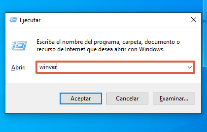 Comment connaître la version de Windows 10 étape 2