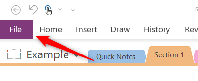 Comment convertir un bloc-notes OneNote en PDF Windows.