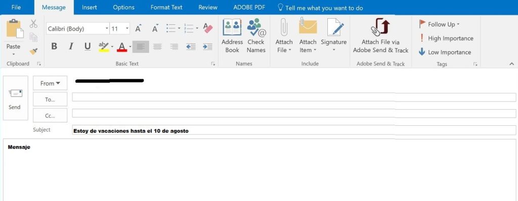 automatic replies to Outlook emails