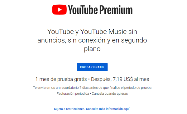 Supprimez ou désactivez les publicités YouTube en achetant YouTube Premium