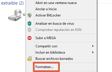 Comment formater un disque dur externe dans Windows à partir de l'étape 2 de l'explorateur de fichiers