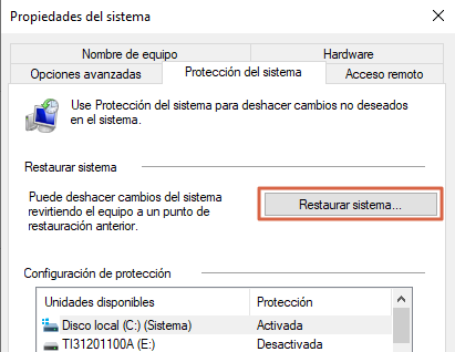 Erreur de demande de descripteur de périphérique 43 dans les causes et solutions de Windows 10.  Restaurer le système