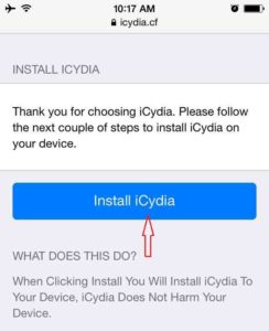 Cliquez-sur-Installer-iCydia