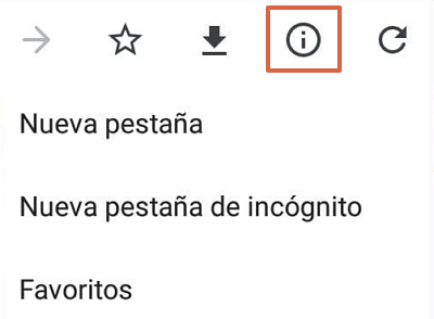 Comment bloquer les pages Web de Chrome sur le téléphone portable à l'aide de l'étape 4 du menu des paramètres de Google