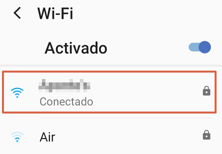 Comment voir mon mot de passe Wifi sur un téléphone Android sans root étape 3